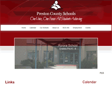 Tablet Screenshot of prestoncountyschools.com